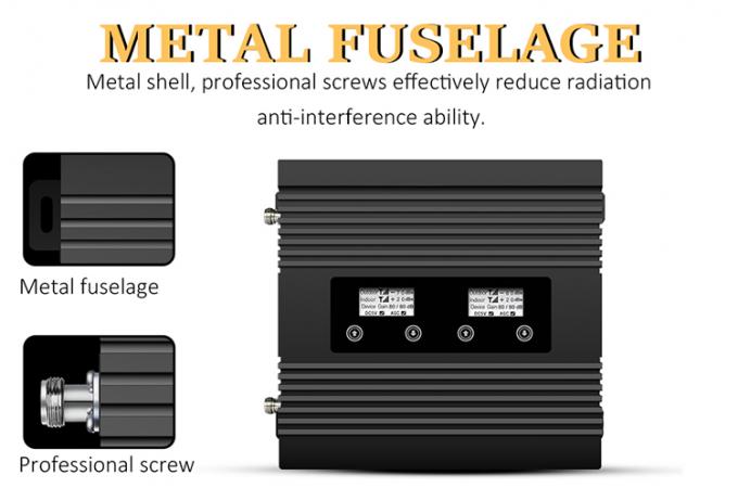 tri ripetitore della banda di 2G 3G 4G, ripetitore cellulare del segnale 850/1800/2100MHz 5