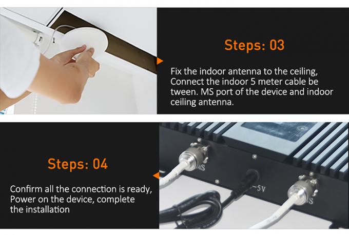 tri telefono cellulare del ripetitore 2G 3G 4G del segnale della banda di 900MHz 1800MHz 2100MHz 12