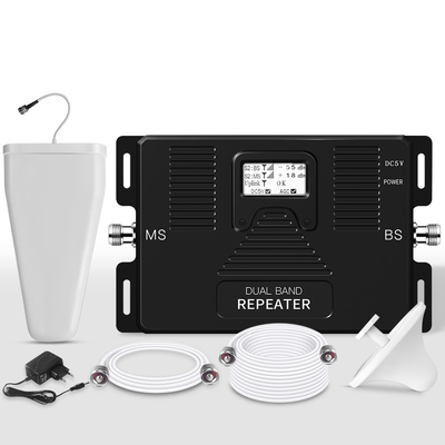 comprare guadagno a due bande del ripetitore 900MHz 1800MHz 70dB del segnale di 2G 4G con il LCD fabbricazione online