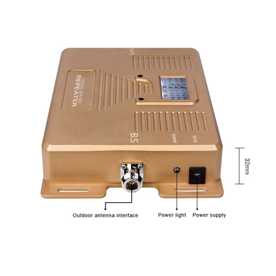 ripetitore mobile del segnale del ripetitore di 900MHz 1800MHz di GSM dell'amplificatore a due bande della rete