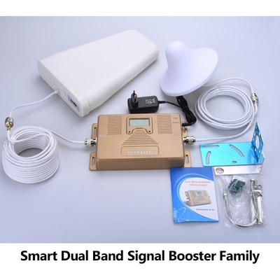 ripetitore a due bande EGSM 1800MHz 20dBm potenza di uscita del segnale di guadagno 70dB