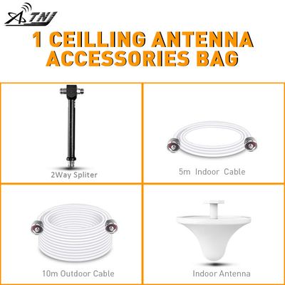 Borsa bianca dell'antenna del soffitto del segnale degli accessori in lega di zinco del ripetitore
