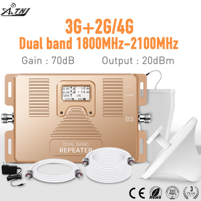 ripetitore a due bande 2G 3G 4G del segnale 70dB
