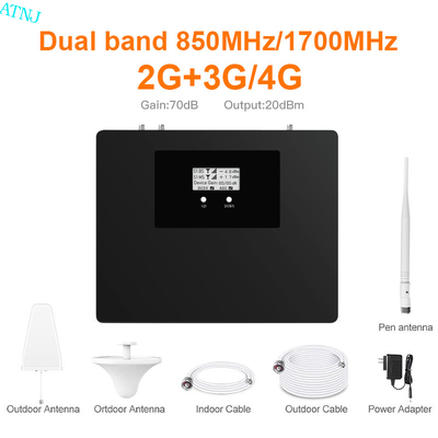 Buon prezzo ripetitore a due bande del telefono cellulare del ripetitore del segnale di 850MHz 1700MHz in linea