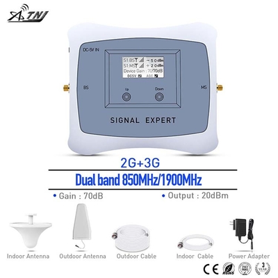 amplificatore a due bande cellulare del ripetitore CDMA PCS di 2G 3G 850MHz 1900MHz