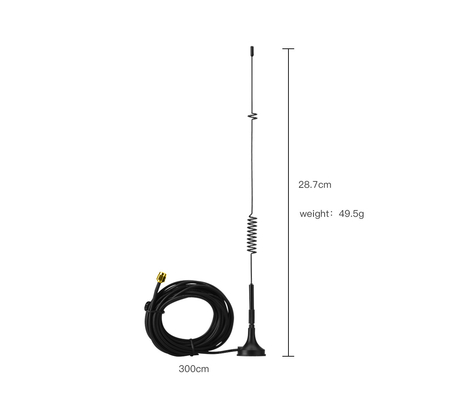 cavo esterno della primavera RG174 dell'antenna del ripetitore del segnale di 800MHz 2700MHz