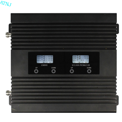 Buon prezzo Tri dispositivo nero 17dBm potenza di uscita del ripetitore della rete della banda di 2G 3G 4G in linea