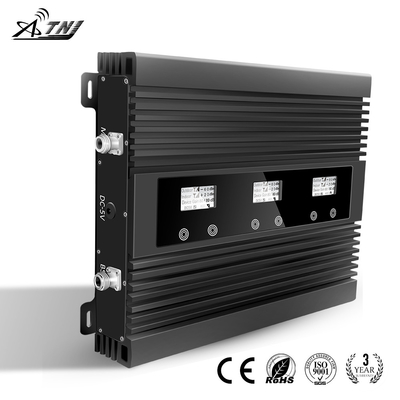 Alto tri amplificatore cellulare del ripetitore 2G 3G 4G della banda di guadagno 80dB