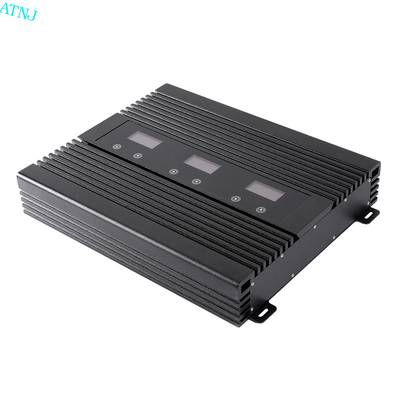 Buon prezzo Tri amplificatore del segnale del ripetitore 2G 3G 4G del telefono cellulare della banda di guadagno 80dB in linea